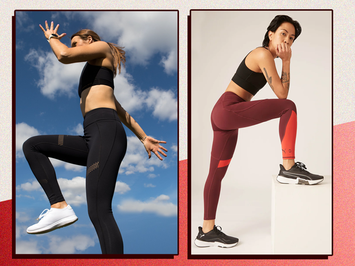 Fun top running leggings
